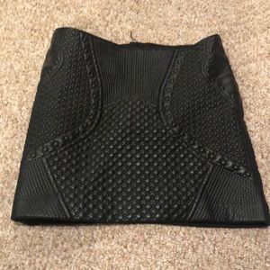 Leather skirt